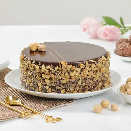 Chocolate Hazelnut Crunch Cake