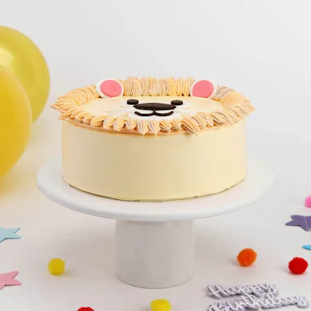 Delicious Lion Face Cake