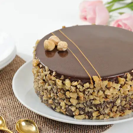 Chocolate Hazelnut Crunch Cake