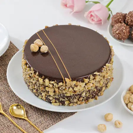 Chocolate Hazelnut Crunch Cake