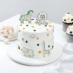 Whimsical Animal-Themed Cake