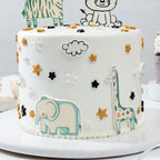 Whimsical Animal-Themed Cake